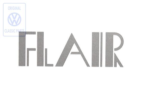 Volkswagen folieopschrift FLAIR - donker titaanzilver