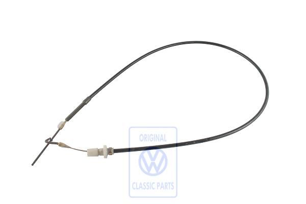 Volkswagen gaskabel gaspedaal 1077 mm - wit gemarkeerd