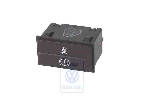 Volkswagen controlelamp gordel, remsysteem en handrem - linksgestuurd