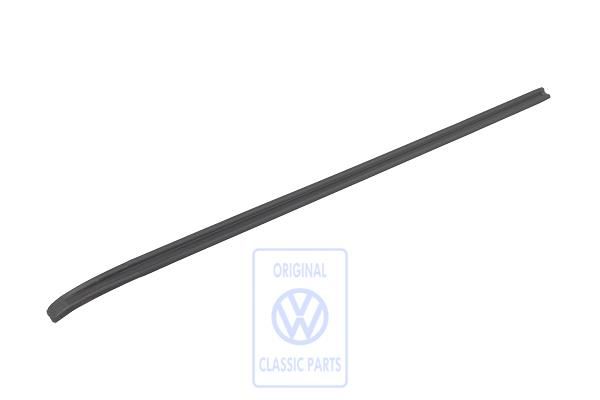 Volkswagen brede sierlijst achterzijpaneel - links, zwart, 4-deurs