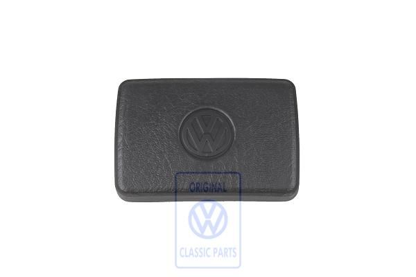 Volkswagen afdekkap stuurwiel - satijnzwart