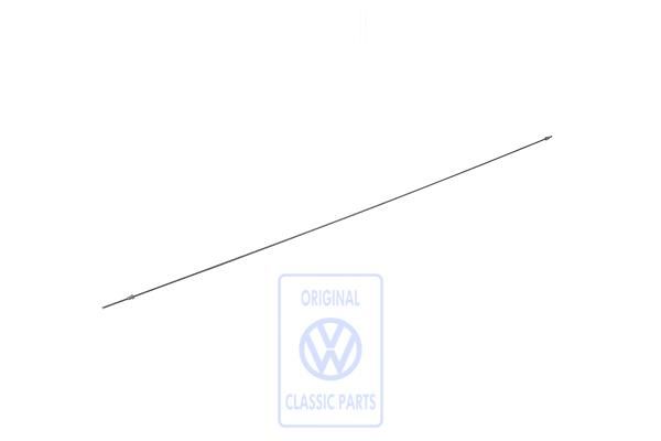 Volkswagen remleiding geflensd - rechtsvoor, 1500 mm