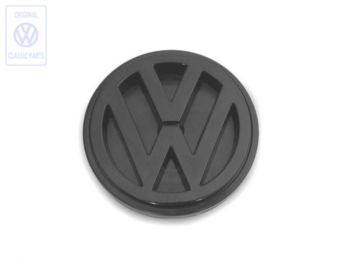 Volkswagen embleem achter - zwart