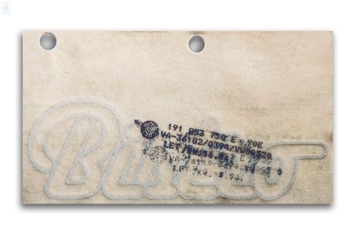 Volkswagen Bistro-embleem - alpenwit