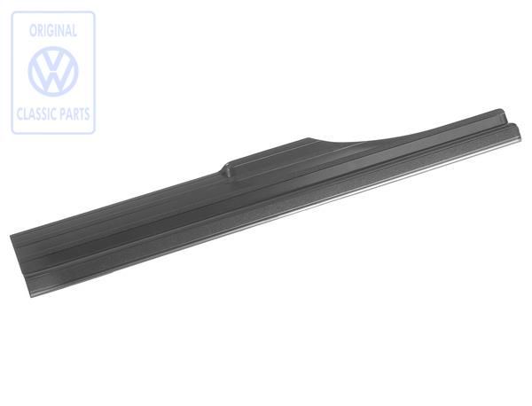 Volkswagen instaplijst - linksachter, zwart, vierdeurs