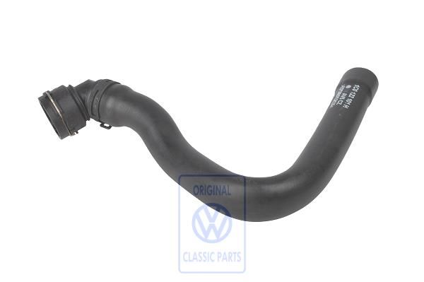 Volkswagen New Beetle (9C) koelmiddelslang flens naar radiateur (AEG, AQY, APK)