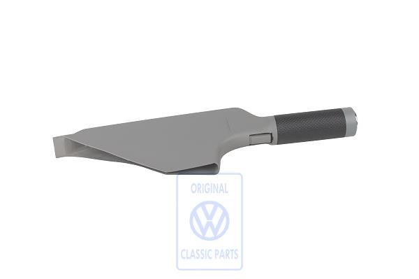Volkswagen New Beetle (9C) handremgreep met bekleding - zwart/flanelgrijs