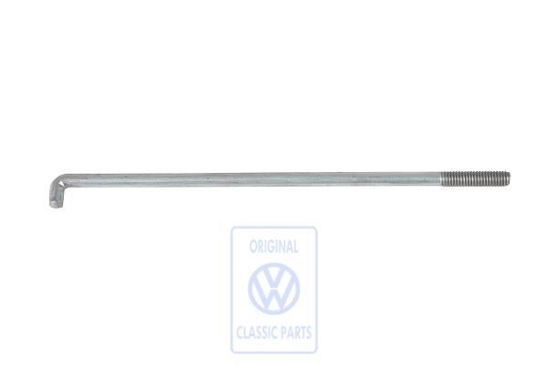 Volkswagen New Beetle (9C) bedieningsstang achterklepslot