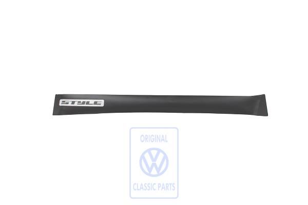 Volkswagen New Beetle (9C) instapbeschermfolie STYLE - rechts, antraciet/zilver
