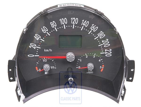 Volkswagen New Beetle (9C) instrumentenpaneel 220 km/h, diesel, automaat