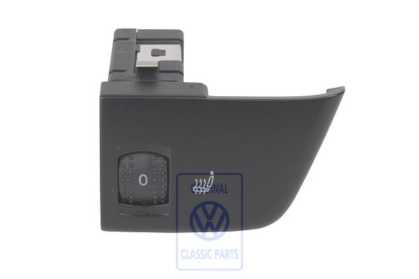 Volkswagen New Beetle (9C) schakelaar stoelverwarming - rechts, zwart