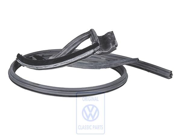 Volkswagen Golf 3 (1H) afdichting deur en zijruit - rechts, satijnzwart