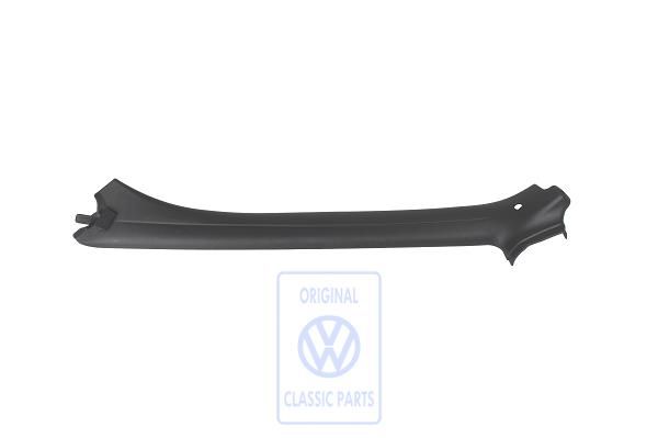 Volkswagen Golf 3 (1H) bekleding A-stijl linksboven - satijnzwart