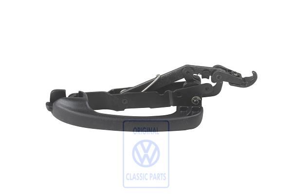 Volkswagen Golf 3 (1H) bovendeel cabriokapsluiting - links, rallyzwart
