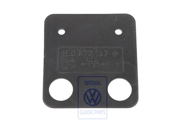 Volkswagen Golf 3 (1H) glijstuk cabriokapframe