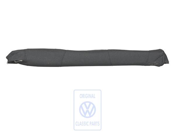 Volkswagen Golf 3 (1H) rugleuningbekleding stof/kunstleer - achterboven, zwart