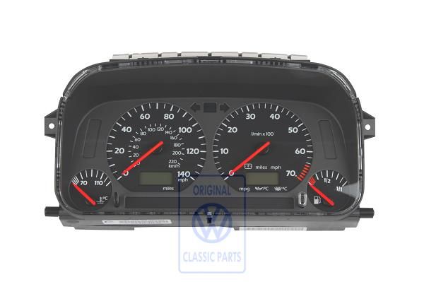 Volkswagen Golf 3 (1H) instrumentenpaneel 140 MPH, automaat (AFT)