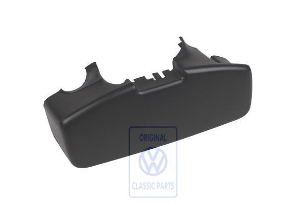 Volkswagen Golf 3 (1H) bekleding alarmlichtschakelaar boven - satijnzwart