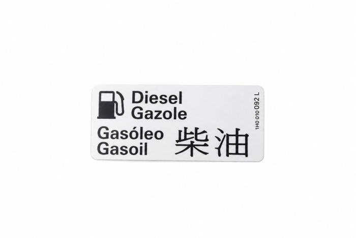 Originele sticker 'diesel-gazole'