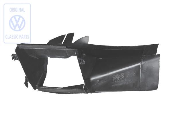 Volkswagen Golf 3 (1H) luchtgeleiding extra radiateur/intercooler