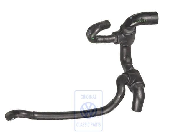 Volkswagen Golf 3 (1H) koelvloeistofslang reservoir-extra waterpomp - automaat (VR6)
