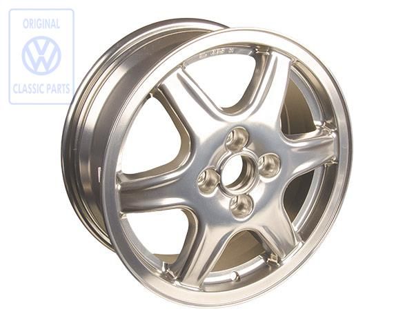 Volkswagen Golf 3 (1H) lichtmetalen velg Solitude 6x15 ET45 4x100 - gepolijst