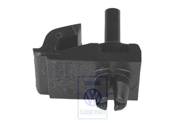 Volkswagen Golf 3 (1H) portiervergrendelknop - satijnzwart