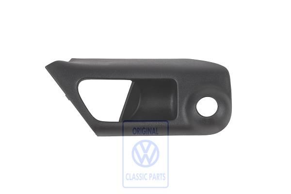 Volkswagen Golf 3 (1H) afdekking spiegelverstelling rechts - satinzwart