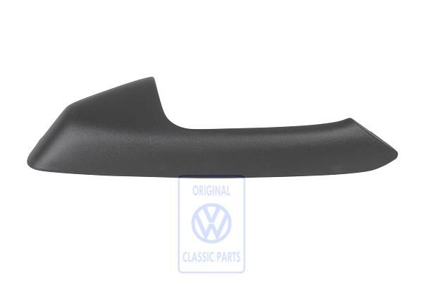 Volkswagen Golf 3 (1H) afdekking deurhandgreep voor - rechts, satijnzwart