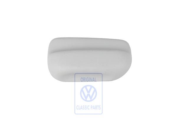 Volkswagen Golf 3 (1H) verstelknop veiligheidsgordel - links, grijsblauw