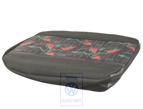 Volkswagen Golf 3 (1H) stoelbekleding - linksachter, zwart/rood/groen