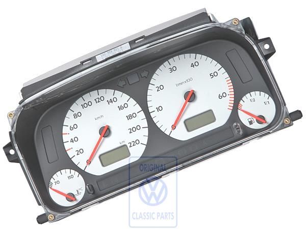 Volkswagen Golf 3 (1H) instrumentenpaneel - zilver (AEE, AEX)