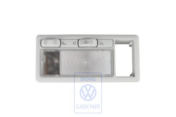 Volkswagen Transporter T4 interieur- en leeslamp voor glazen schuifdak - parelgrijs