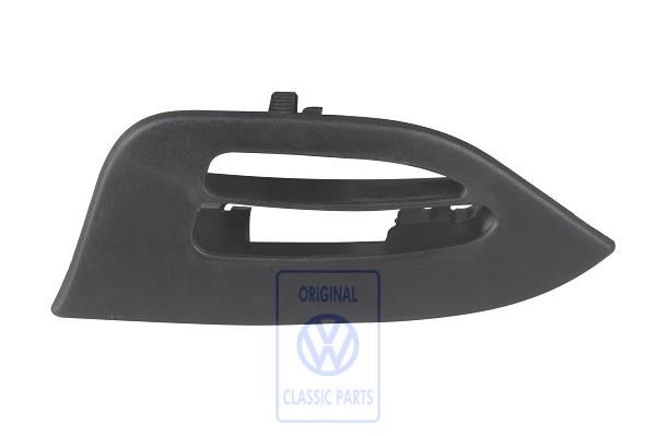 Volkswagen Golf 3 (1H) luchtrooster dashboard rechts - zwart