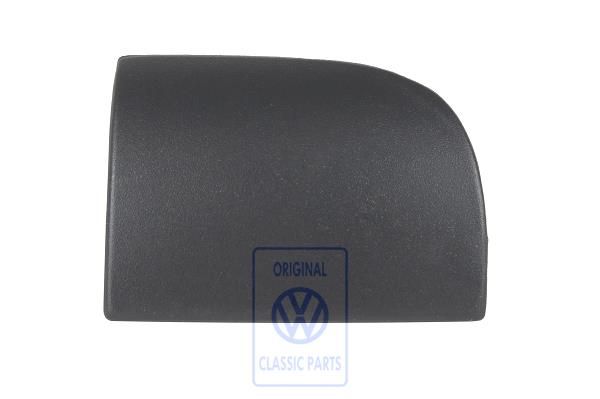 Volkswagen Golf 3 (1H) afdekking middenconsole middenrechts - satinzwart