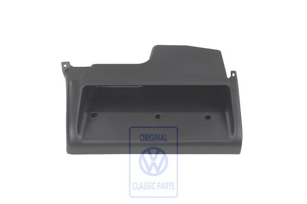 Volkswagen Golf 3 (1H) opbergvak - rechts, satijnzwart, links gestuurd