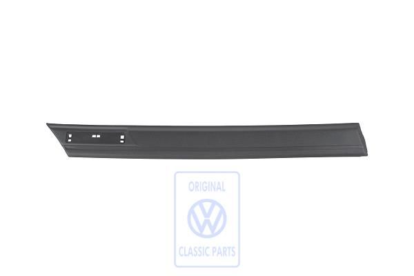 Volkswagen Golf 3 (1H) stootlijst zijdeel 63 mm - rechts, satijnzwart