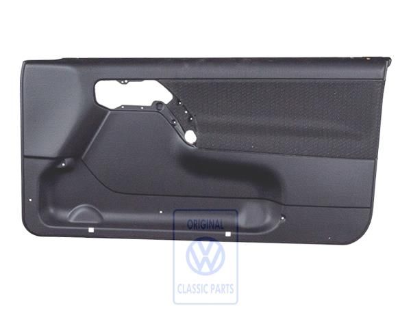 Volkswagen Golf 3 (1H) deurpaneel - rechts, zwart, stof, 2-deurs
