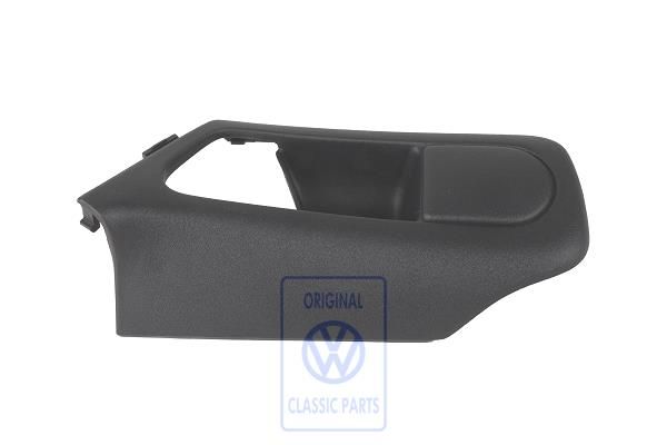 Volkswagen Golf 3 (1H) afdekking deuropener - linksachter, satijnzwart