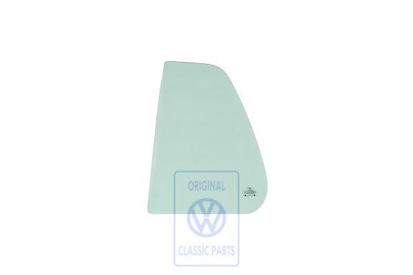 Volkswagen Golf 3 (1H) vaste portierruit - linksachter, groen, 4-deurs