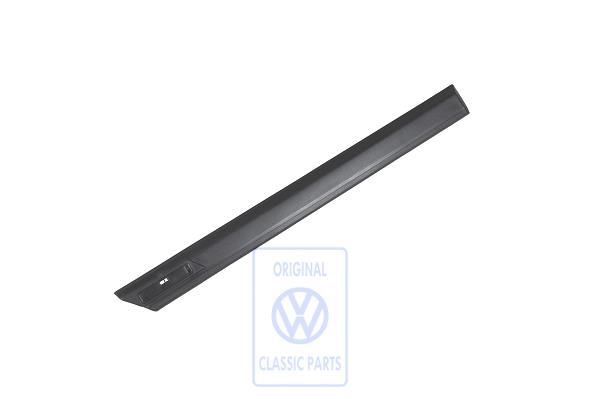 Volkswagen Golf 3 (1H) stootlijst achterdeur 63 mm - rechts, satijnzwart