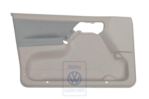Volkswagen Golf 3 (1H) deurpaneel - linksvoor, beverbruin, stof, 4-deurs