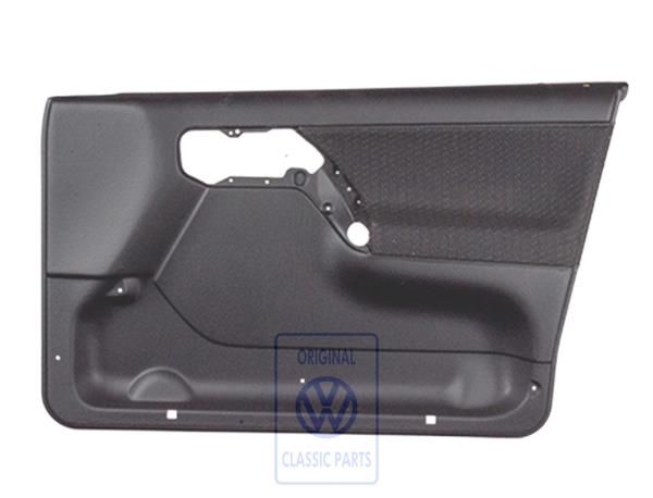 Volkswagen Golf 3 (1H) deurpaneel - rechtsvoor, zwart, stof, 4-deurs