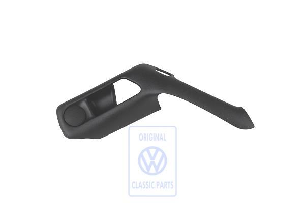Volkswagen Golf 3 (1H) deurafdekking achter - rechts, satijnzwart