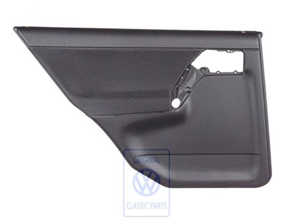 Volkswagen Golf 3 (1H) deurpaneel - linksachter, zwart, stof
