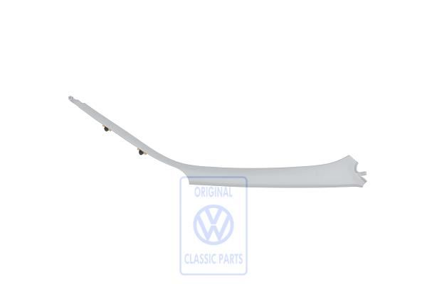 Volkswagen Golf 3 (1H) A-stijlbekleding rechtsboven - grijsblauw, 4-deurs