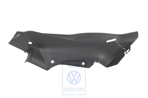 Volkswagen Golf 3 (1H) wielkastbekleding linksachter - satijnzwart, 4-deurs