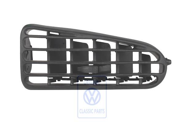Volkswagen Golf 3 (1H) draaibaar inzetstuk ventilatierooster - rechtsmidden