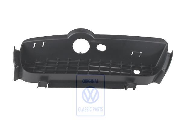 Volkswagen Golf 3 (1H) afdekking voorbumper - rechts, satijnzwart