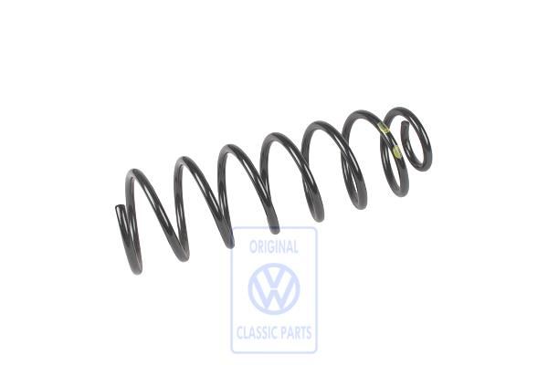 Volkswagen Golf 3 (1H) schroefveer achter - 2-deurs, 2x geel